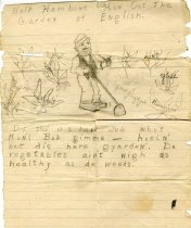 Sketch of "Hambone" poster