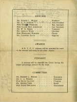 Program from Sixth Annual Training School for B.Y.P.U. Workers (3 of 3)