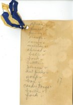 Invitation by Mildred Cowan for Senior Class, 1920 (Front)