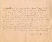 Invitation for Faculty and Seniors, 29 April 1920