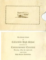 Invitation to the Senior Class Commencement Exercises (Front)