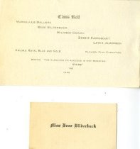 Invitation to the Senior Class Commencement Exercises (Inside)