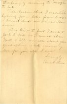 Congratulatory letter from "Aunt Clara" (6 of 6)