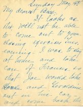 Congratulatory letter from "Aunt Imie" (1 of 3)