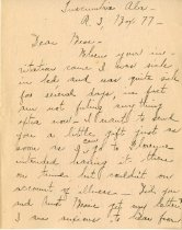 Congratulatory letter from "Miss Lyde" (1 of 2)