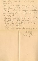 Congratulatory letter from "Miss Lyde" (2 of 2)