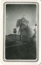 Water tower on Main Street, Collierville, TN, 1950