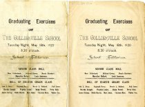 1920 Graduation Commencement Program
