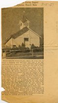 "...During August... Presbyterian Church Here", unknown paper, August 5, 1951.