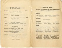 1920 Graduation Commencement Program