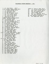 Collierville Friends Membership - 1975