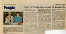 Library's Friends group unveils third collectible