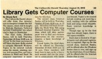Library Gets Computer Courses