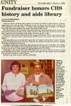 Fundraiser honors CHS history and aids library