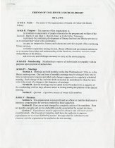 Friends of the Burch Library By-laws