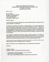 Letter to Tim Watson