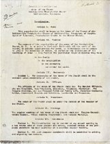 Constitution and By-laws