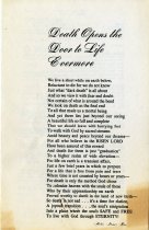 Memorial Service / April 26, 1987