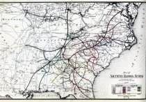 Map of the Southern Railway System