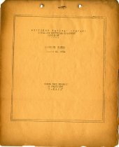 Southern Railway Company Seniority Roster, January 25, 1932