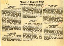 Front of Newspaper Clipping