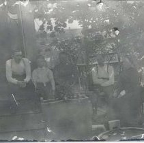 Family group on porch