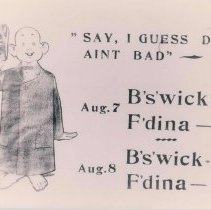 Baseball score/Say, I guess da