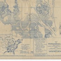Map of Fernandina , Fla. and vicinity