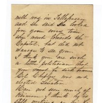 Letter to Lewis G. Thompson May 28th 1897