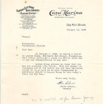 Letter from Casa Marina