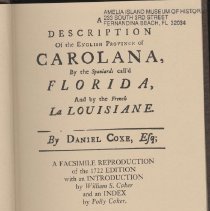 Description of the English Province of Carolana...(A)