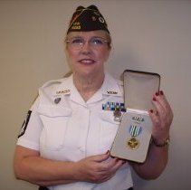 Gail Davis with Joint Commendation Medal