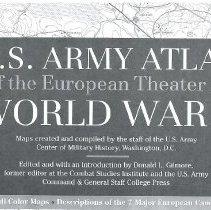 Army Atlas World War II