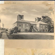 Glued inside back cover: Photograph of Stratford Hall circa 1725.