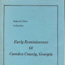 Early Reminiscence of Camden County, Georgia