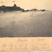 Casino on the beach 1880 (?)
