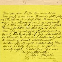 Letter to Mr. Hirth 1908