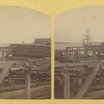 Stereoview of Fernandina harbor