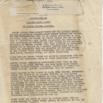 Letter about restoration of "Mision Santa Maria"