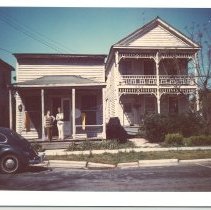 Structures on 4th Street before being torn down