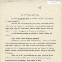 History of First Presbyterian Church