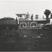 Wood burning locomotive No. 46