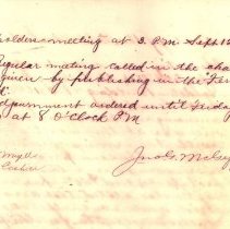 Minutes of Nassau Bank