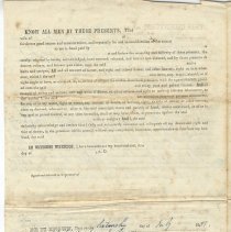 Indenture July 15, 1851