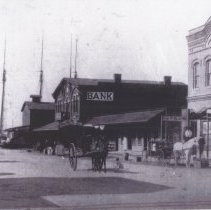 Looking northwest on Center Street