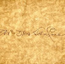 Envelope for invitation