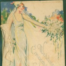 Cover of anniversary card.