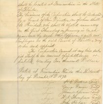 Articles of Incorporation for the Lyceum Association