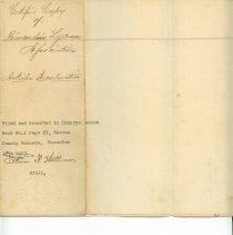 Articles of Incorporation for the Lyceum Association