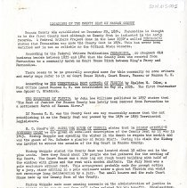 Locations of the county seat of Nassau County